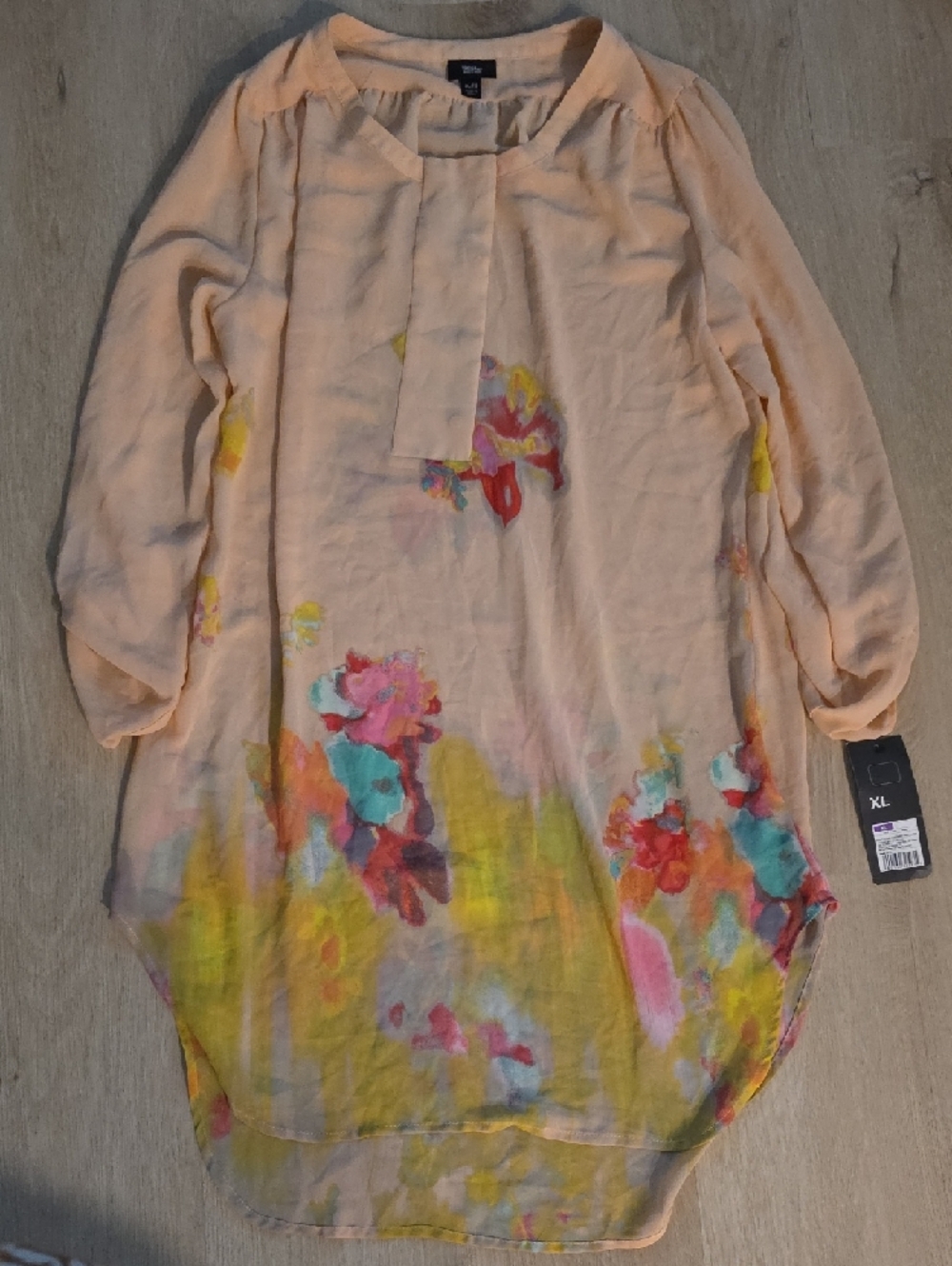 Massimo Sheer Floral Tunic